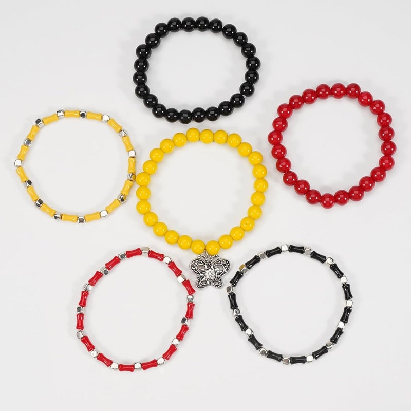 Lonext Halloween Bracelets Stackable Heishi Beaded Stretch Bracelets - Image 3